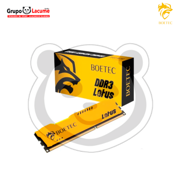MEMORIA RAM BOETEC 8GB DDR3...
