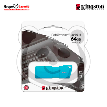 MEMORIA USB KIGNSTON 64GB...