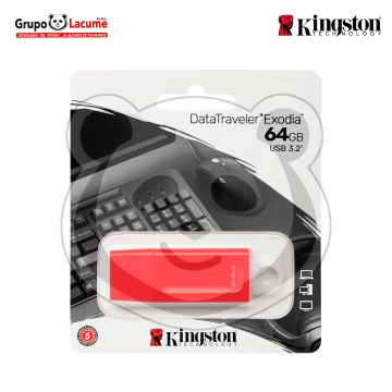 MEMORIA USB KINGSTON 64GB...