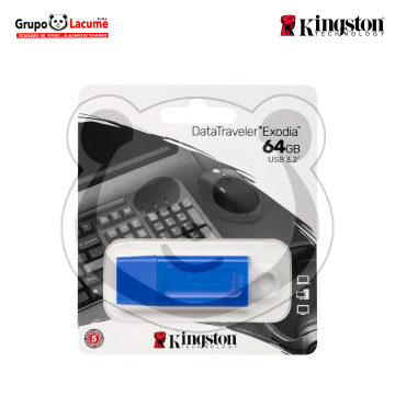 MEMORIA USB KINGSTON 64GB...