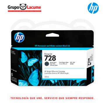 TINTA HP 728A 130ML MATTE...