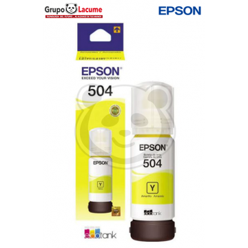 TINTA EPSON 504 AMARILLA...