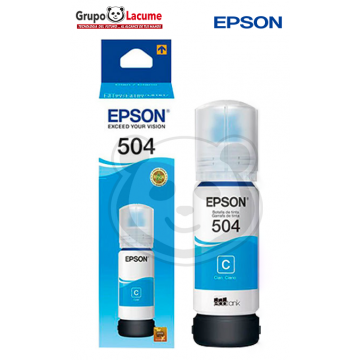 TINTA EPSON 504 CYAN...